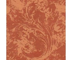 Nepaali paber MUSTRIGA 50x75cm - lilleornament, oranžikas